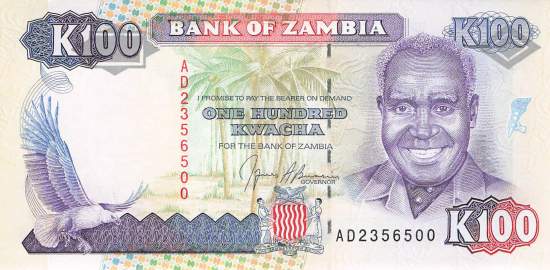 100 Kwacha 1989